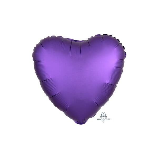 Сердце An «Сатин Purple Royale» 18″