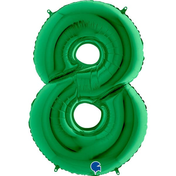 Цифра G "Зеленый, 8" 40"