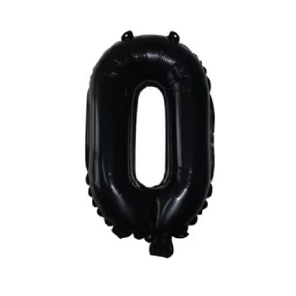 Цифра F "Черный, 0" 16"