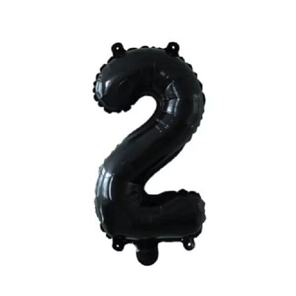 Цифра F "Черный, 2" 16"