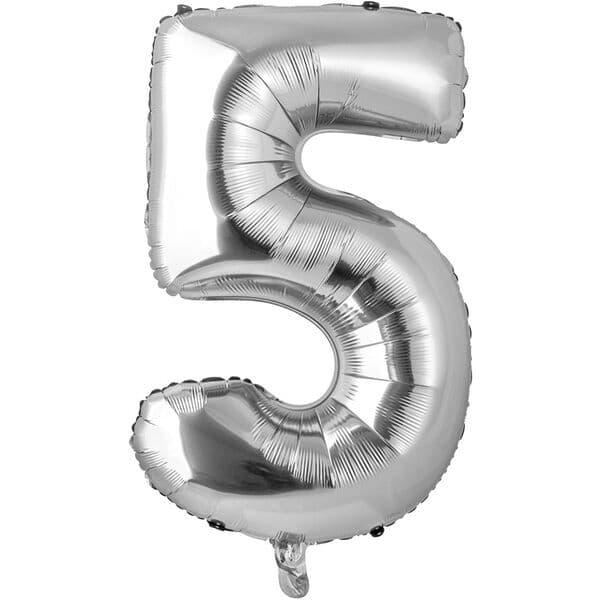 Цифра ВЗ "Серебро, 5" 26"