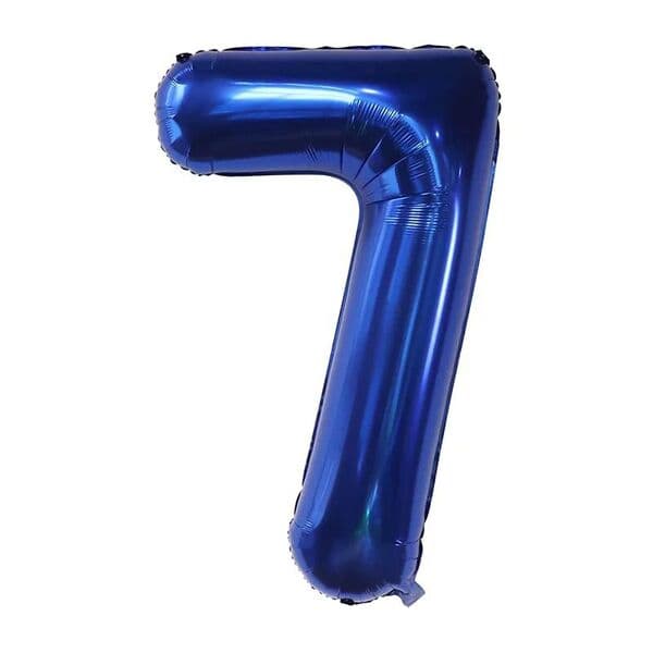 Цифра F "Темо-синий, 7", 40"