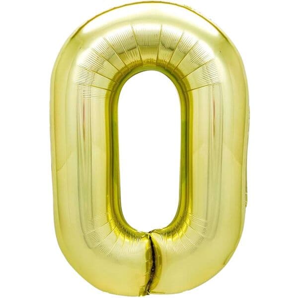 Цифра F "Белое золото, 0", 40"