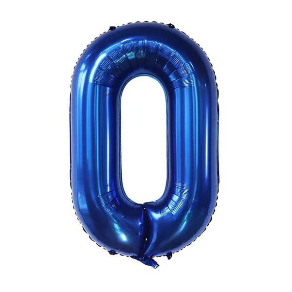 Цифра F "Темо-синий, 0", 40"