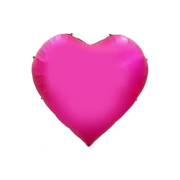 Сердце F «Сатин Fuchsia» 63″