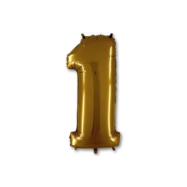 Цифра G "Золото, 1" 40"