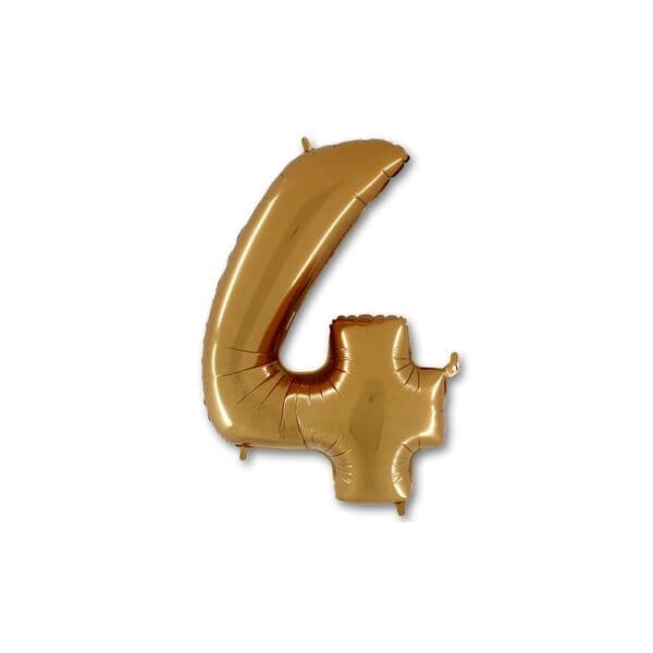 Цифра G "Золото, 4" 40"