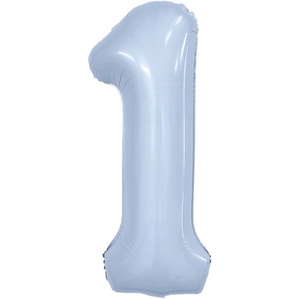 Цифра Ag "Небесный, Slim 1" 40"