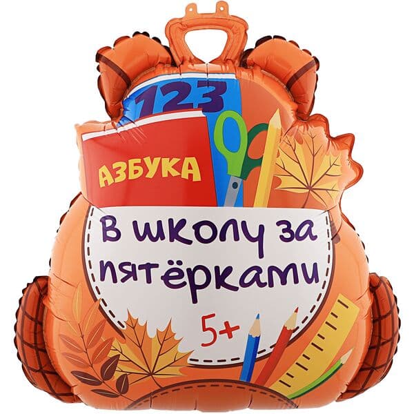 F «Школьный рюкзак оранжевый»