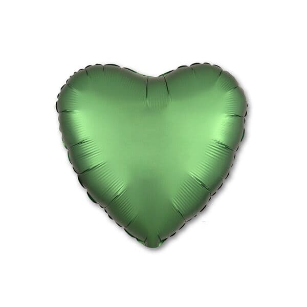 Сердце An «Сатин Emerald» 18″