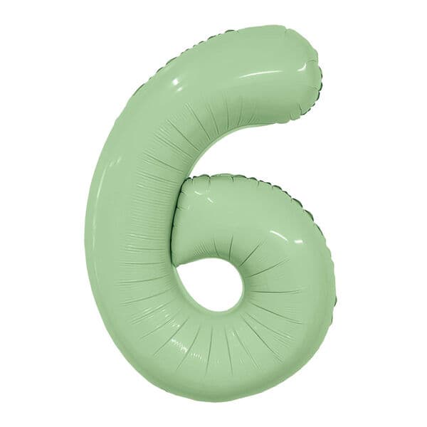 Цифра Ag "Олива, Slim 6" 40"