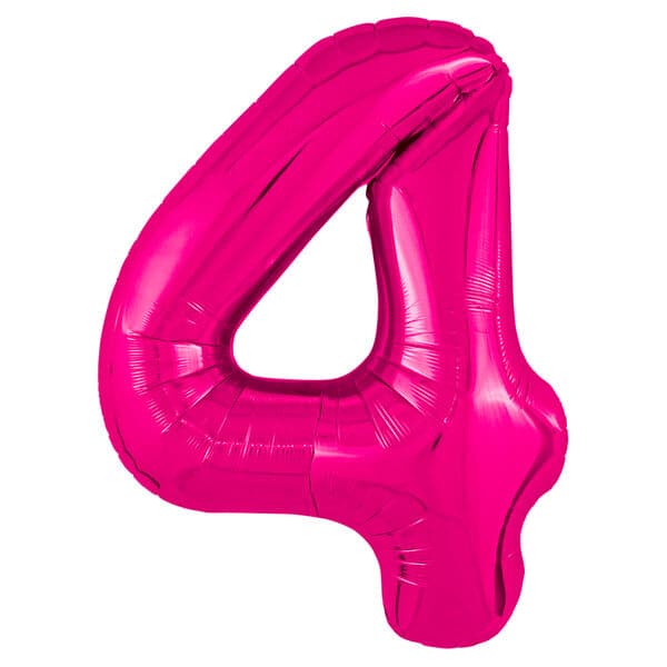 Цифра Ag "Фуксия , Slim 4" 40"