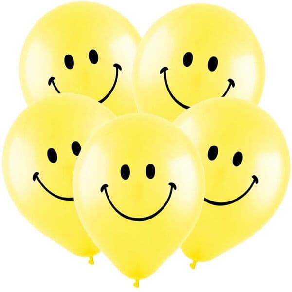 D «Смайлик, Желтый Пастель 2 ст.» 12″